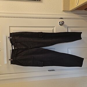 Grey skinny cargo pants